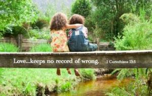 love keeps no record