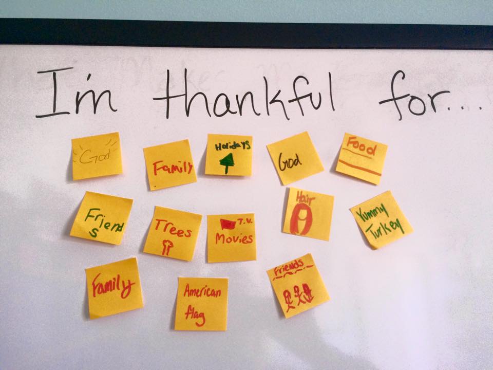 attitude of gratitude board